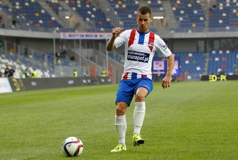 Football. PKO BP Ekstraklasa. Podbeskidzie Bielsko Biala - Pogon Szczecin. 17.08.2015