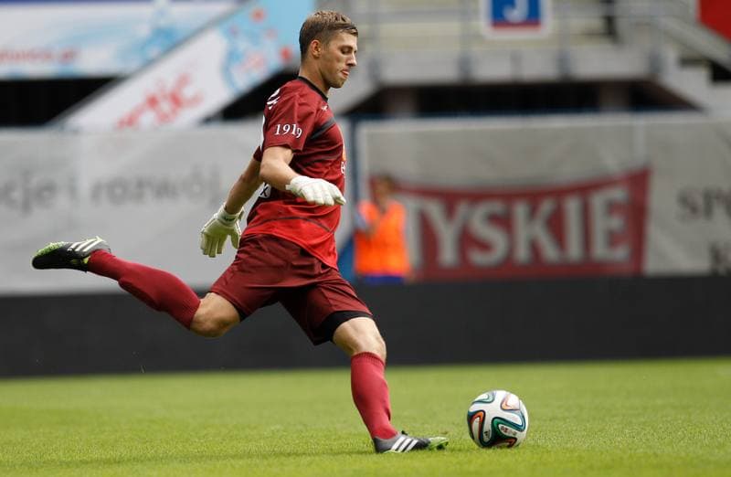 Football. III Liga Opolsko Slaska. Piast II Gliwice - Szombierki Bytom. 22.08.2015