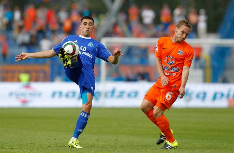 Football. PKO BP Ekstraklasa. Ruch Chorzow - Termalica Bruk-Bet Nieciecza. 22.08.2015