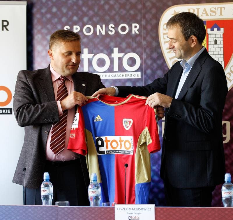 Football. Piast Gliwice. Press Conference. 17.09.2015