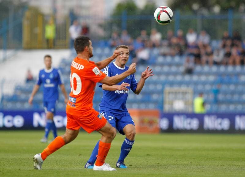 Football. PKO BP Ekstraklasa. Ruch Chorzow - Termalica Bruk-Bet Nieciecza. 22.08.2015