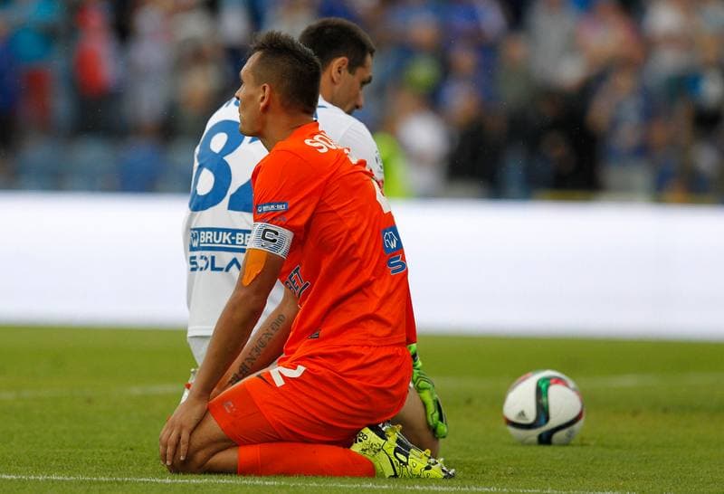 Football. PKO BP Ekstraklasa. Ruch Chorzow - Termalica Bruk-Bet Nieciecza. 22.08.2015