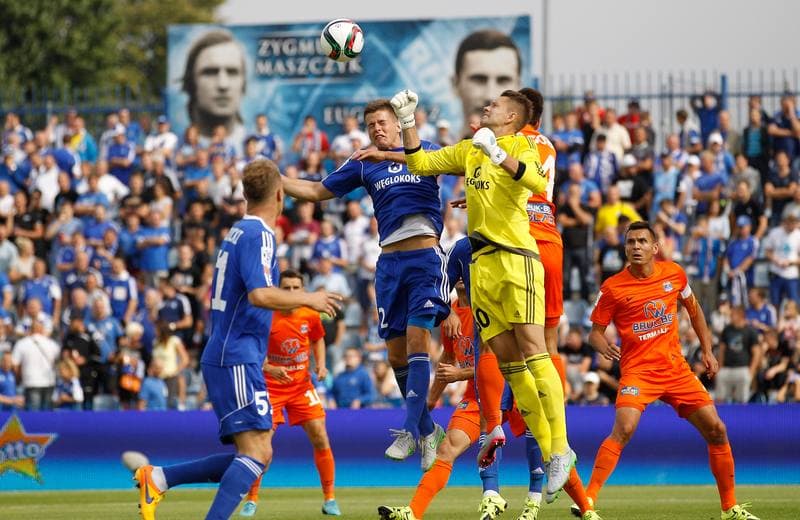 Football. PKO BP Ekstraklasa. Ruch Chorzow - Termalica Bruk-Bet Nieciecza. 22.08.2015
