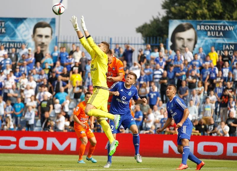 Football. PKO BP Ekstraklasa. Ruch Chorzow - Termalica Bruk-Bet Nieciecza. 22.08.2015