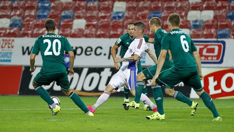 Football. PKO BP Ekstraklasa. Gornik Zabrze - Slask Wroclaw. 18.09.2015