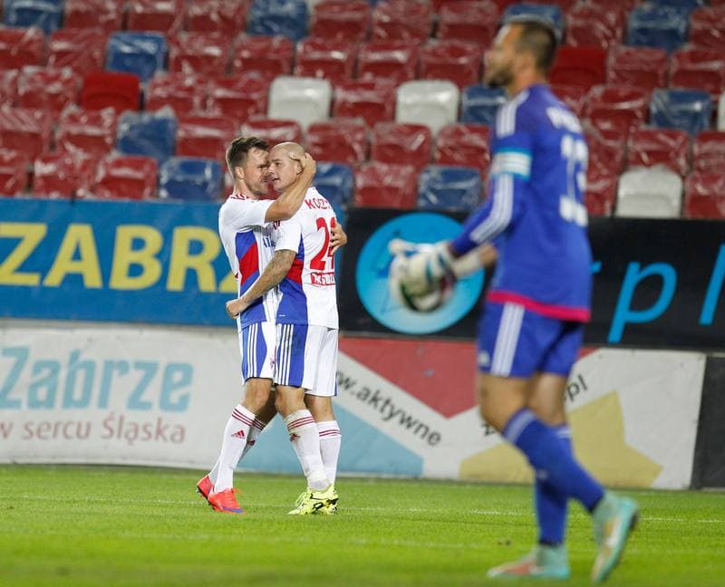 Football. PKO BP Ekstraklasa. Gornik Zabrze - Slask Wroclaw. 18.09.2015