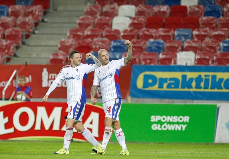 Football. PKO BP Ekstraklasa. Gornik Zabrze - Slask Wroclaw. 18.09.2015