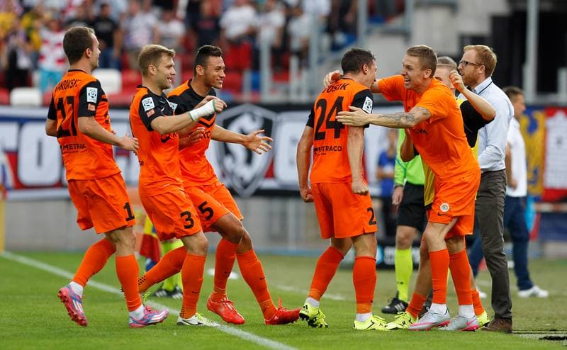 Football. PKO BP Ekstraklasa. Gornik Zabrze - Zaglebie Lubin. 24.08.2015