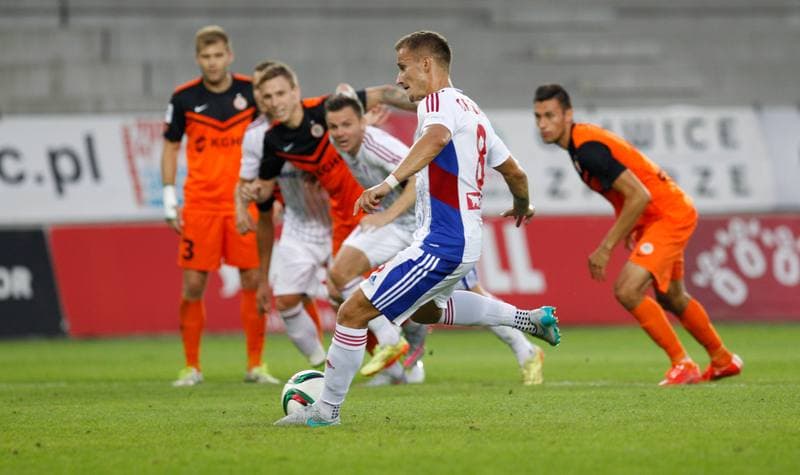 Football. PKO BP Ekstraklasa. Gornik Zabrze - Zaglebie Lubin. 24.08.2015