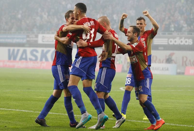 Football. PKO BP Ekstraklasa. Piast Gliwice - Lechia Gdansk. 19.09.2015