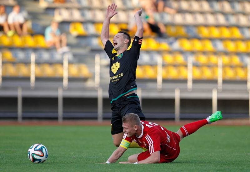 Football. Polish First League. Pogon Siedlce - GKS Katowice. 27.08.2015