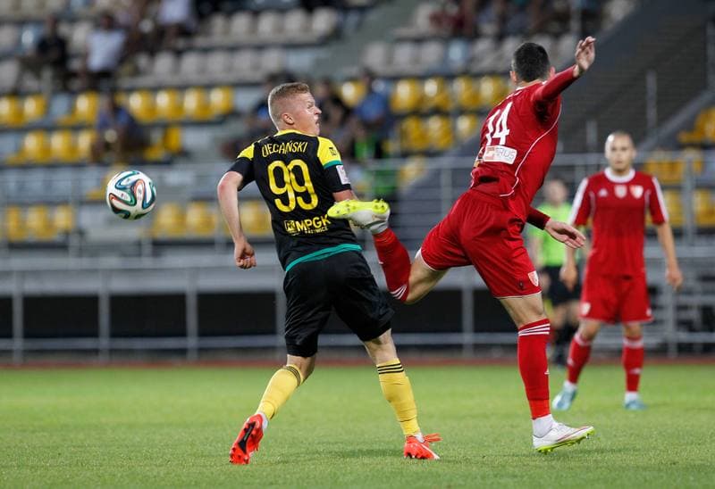 Football. Polish First League. Pogon Siedlce - GKS Katowice. 27.08.2015