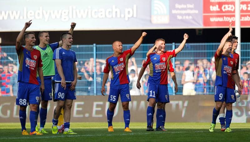 Football. PKO BP Ekstraklasa. Piast Gliwice - Gornik Leczna. 29.08.2015