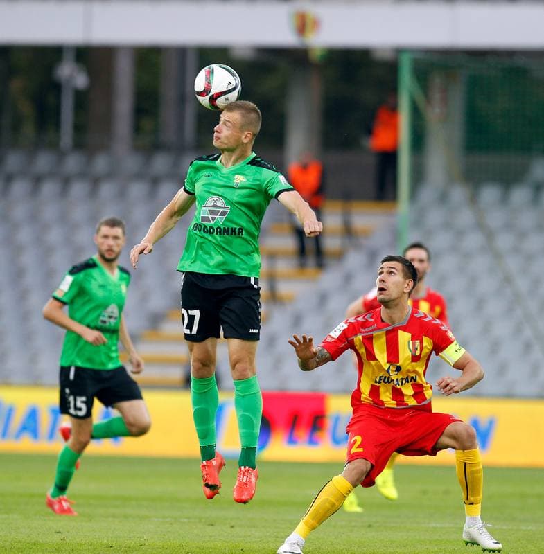 Football. PKO BP Ekstraklasa. Korona Kielce - Gornik Leczna. 21.09.2015
