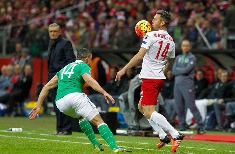 Football. UEFA Euro Qualifiers. Poland - Ireland. 11.10.2015