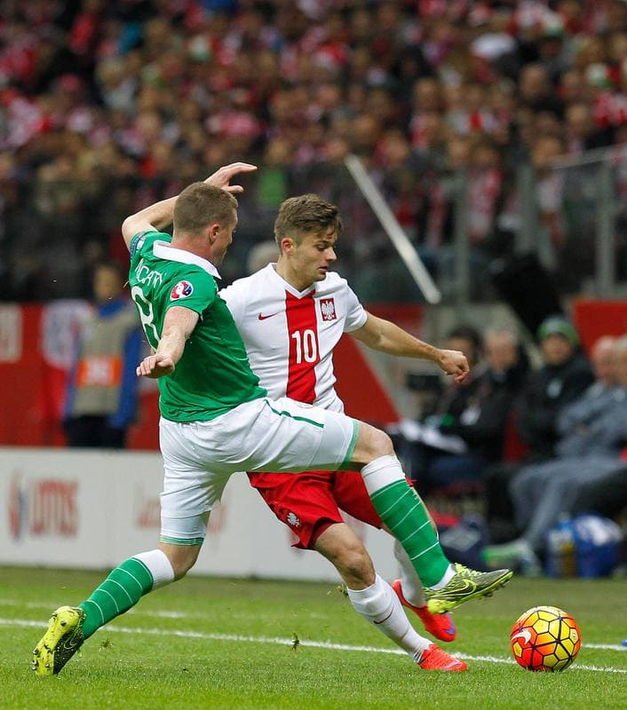 Football. UEFA Euro Qualifiers. Poland - Ireland. 11.10.2015
