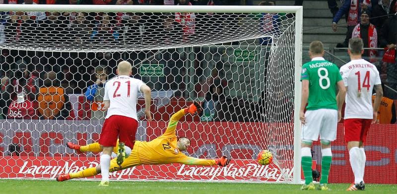 Football. UEFA Euro Qualifiers. Poland - Ireland. 11.10.2015