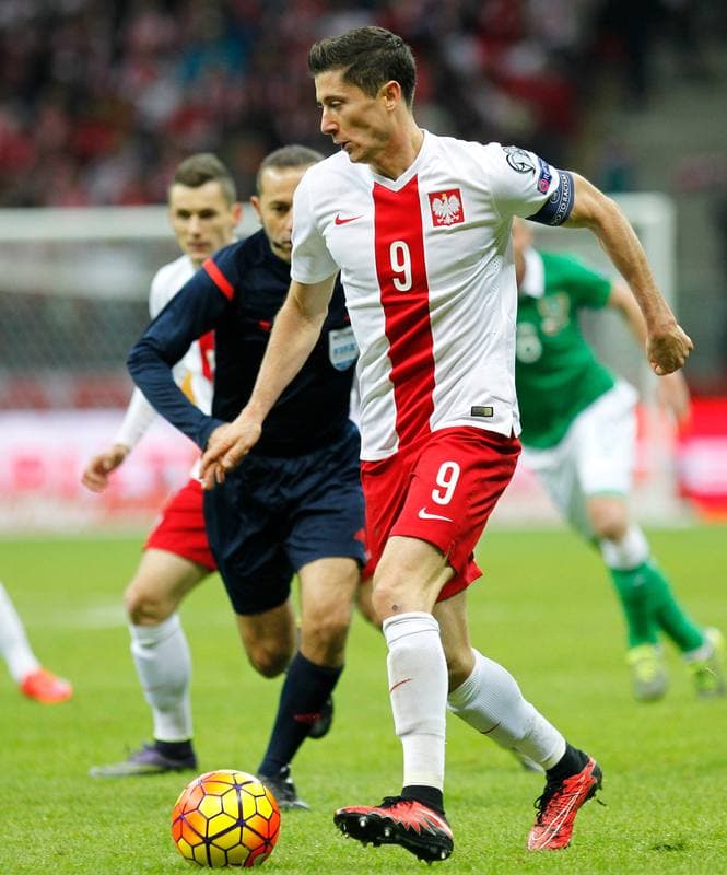 Football. UEFA Euro Qualifiers. Poland - Ireland. 11.10.2015