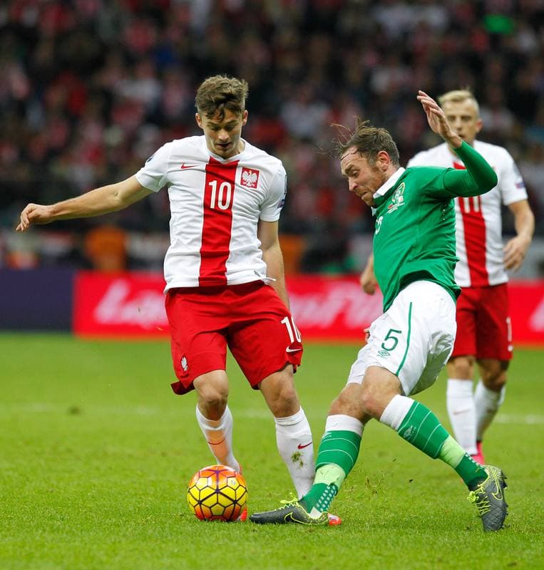 Football. UEFA Euro Qualifiers. Poland - Ireland. 11.10.2015