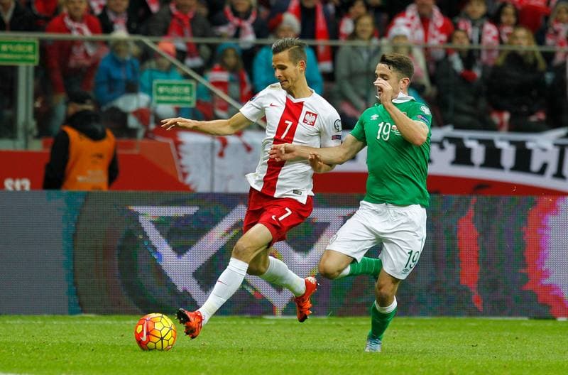 Football. UEFA Euro Qualifiers. Poland - Ireland. 11.10.2015
