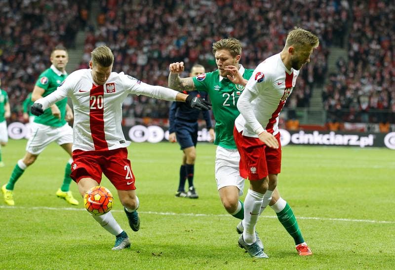 Football. UEFA Euro Qualifiers. Poland - Ireland. 11.10.2015