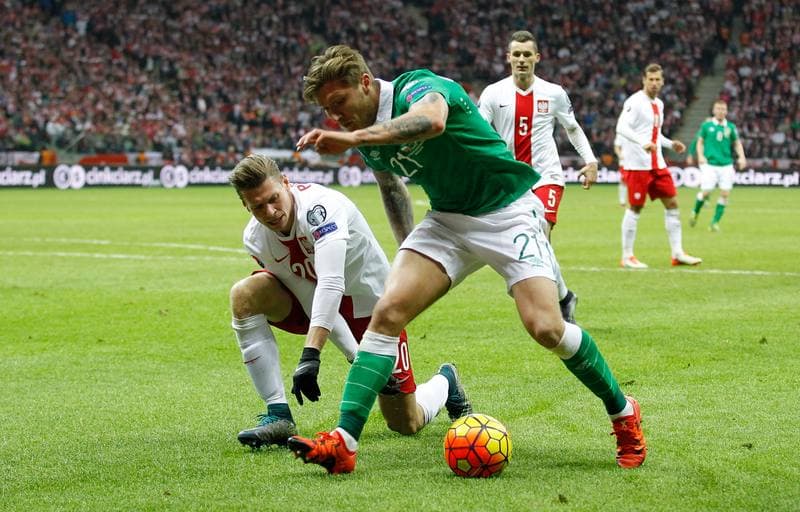 Football. UEFA Euro Qualifiers. Poland - Ireland. 11.10.2015