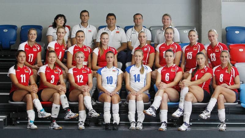 Volleyball. Belarus. Training. 01.09.2015