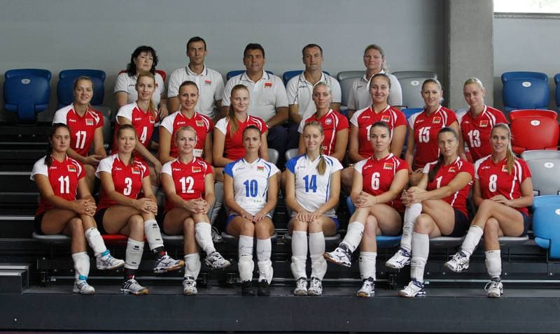 Volleyball. Belarus. Training. 01.09.2015