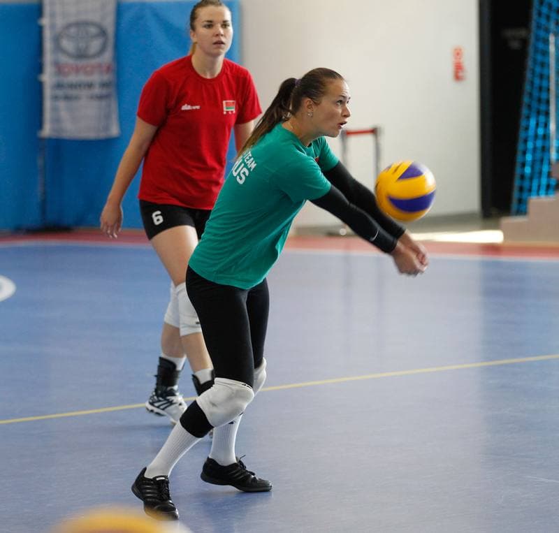 Volleyball. Belarus. Training. 01.09.2015