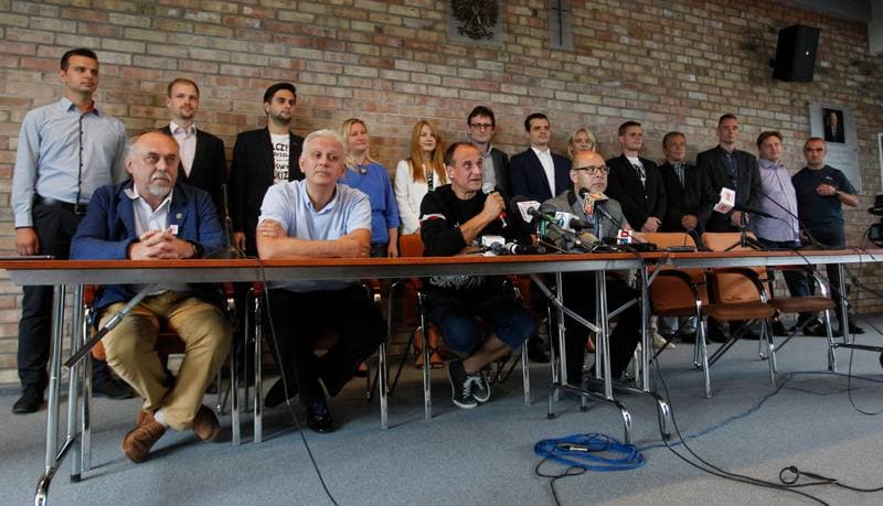 Pawel Kukiz. Press Conference. 02.09.2015