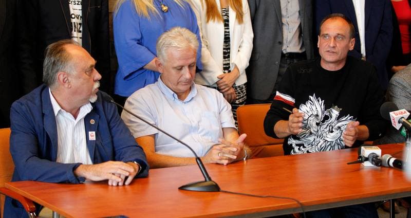 Pawel Kukiz. Press Conference. 02.09.2015