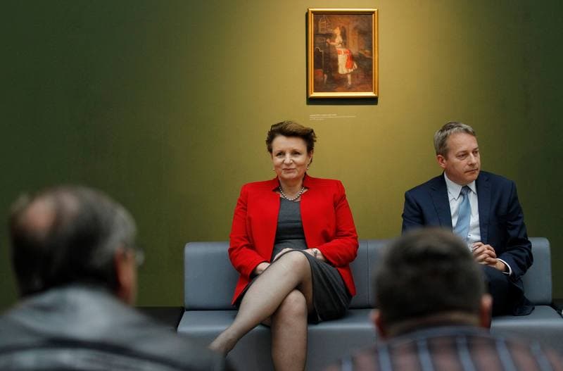 Girl with a Canary" by Leopold Loffler. Silesian Museum. 15.10.2015