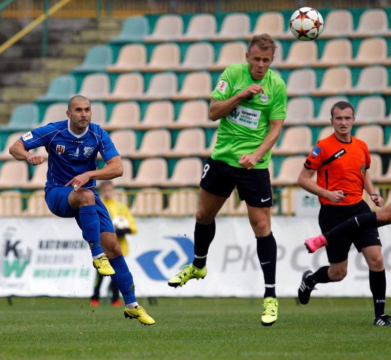 Football. I Liga. Rozwoj Katowice - MKS Kluczbork. 17.10.2015