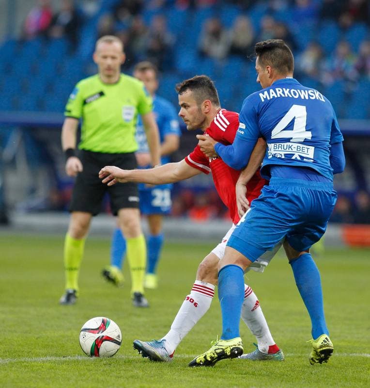 Football. PKO BP Ekstraklasa. Wisla Krakow - Termalica Bruk-Bet Nieciecza. 18.10.2015