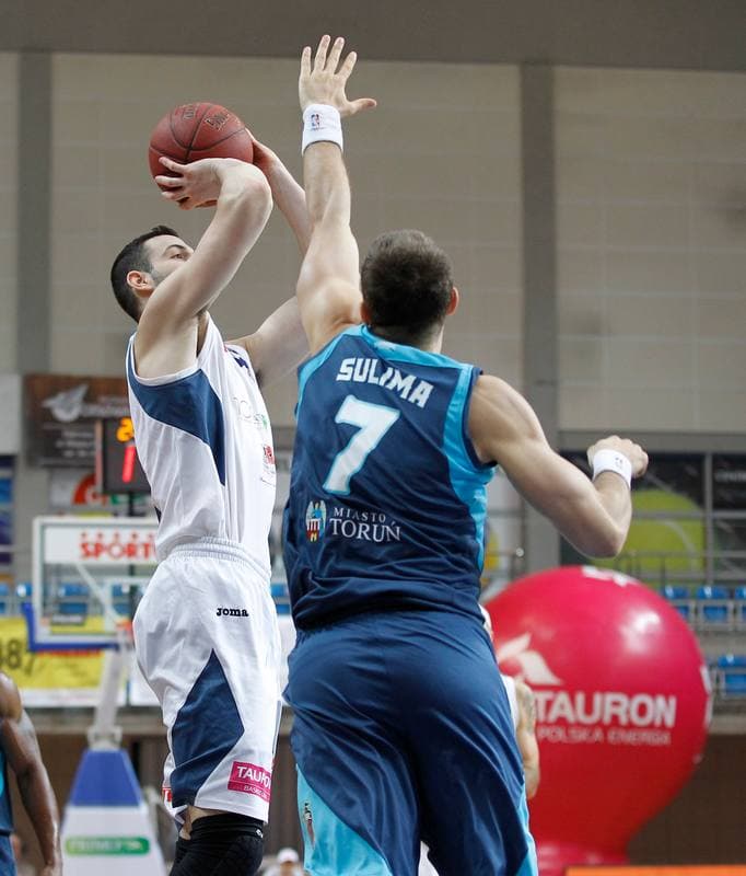 Basketball. Tauron Basket Liga. MKS Dabrowa Gornicza - Polski Cukier Torun. 18.10.2015