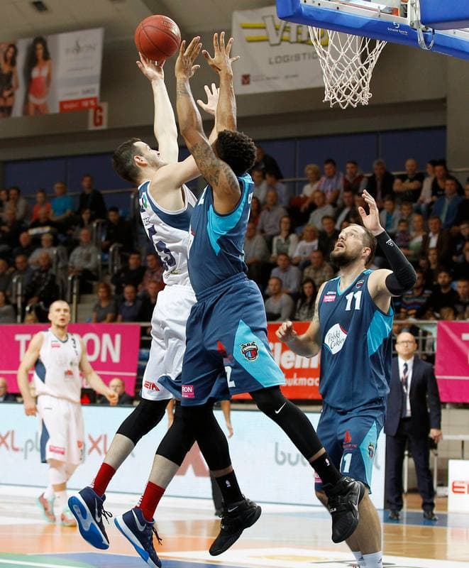 Basketball. Tauron Basket Liga. MKS Dabrowa Gornicza - Polski Cukier Torun. 18.10.2015