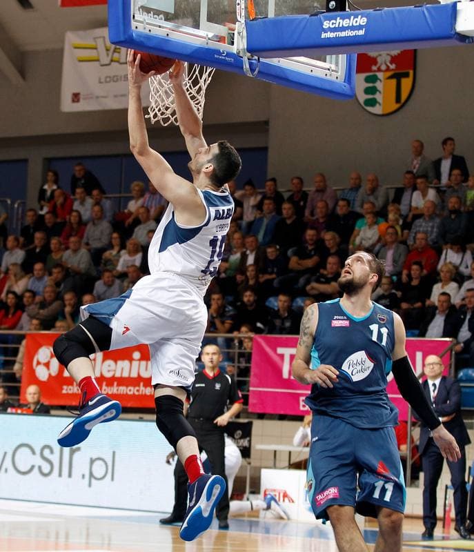 Basketball. Tauron Basket Liga. MKS Dabrowa Gornicza - Polski Cukier Torun. 18.10.2015