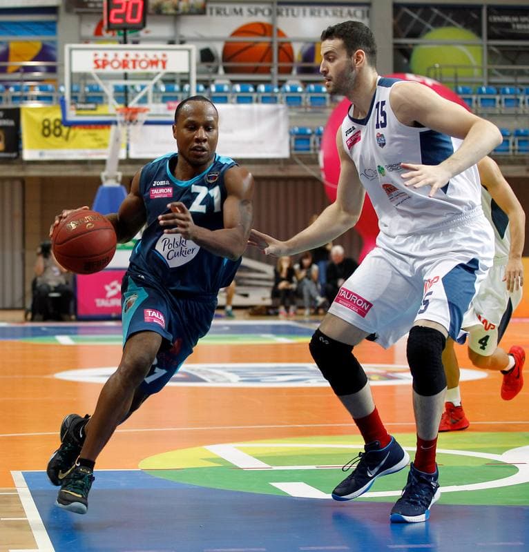 Basketball. Tauron Basket Liga. MKS Dabrowa Gornicza - Polski Cukier Torun. 18.10.2015