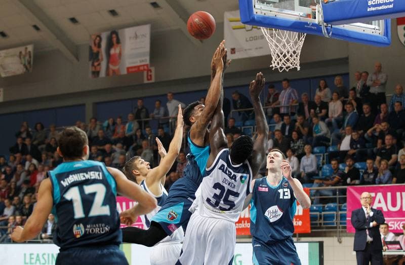 Basketball. Tauron Basket Liga. MKS Dabrowa Gornicza - Polski Cukier Torun. 18.10.2015