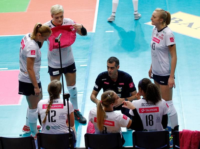 Volleyball. Orlen Liga. Tauron MKS Dabrowa Gornicza - BKS Aluprof Bielsko Biala. 19.10.2015