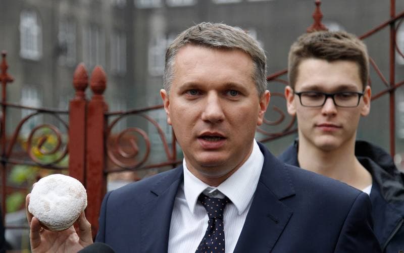 Przemyslaw Wipler. Press Conference. 21.10.2015