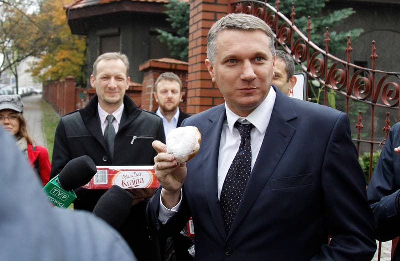 Przemyslaw Wipler. Press Conference. 21.10.2015