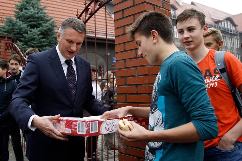 Przemyslaw Wipler. Press Conference. 21.10.2015