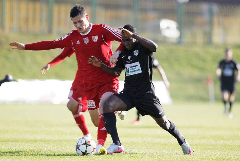 Football. I Liga. Rozwoj Katowice - Pogon Siedlce. 24.10.2015