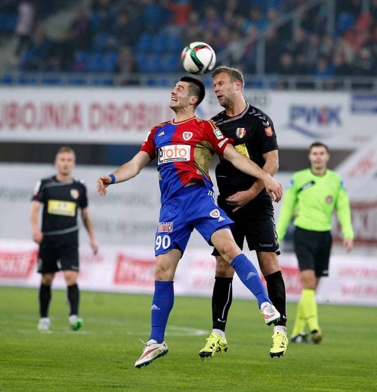 Football. PKO BP Ekstraklasa. Piast Gliwice - Korona Kielce. 24.10.2015