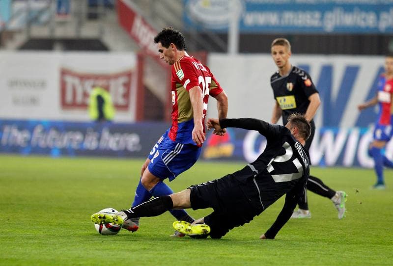 Football. PKO BP Ekstraklasa. Piast Gliwice - Korona Kielce. 24.10.2015