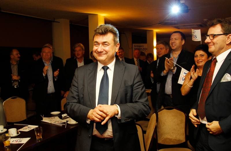 Grzegorz Tobiszowski. Law and Justice Party. Press Conference. 25.10.2015