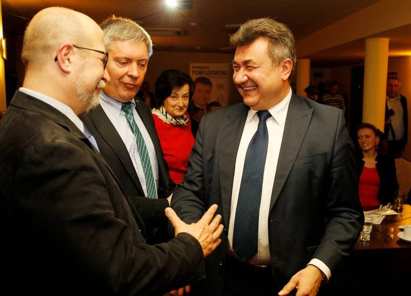 Grzegorz Tobiszowski. Law and Justice Party. Press Conference. 25.10.2015