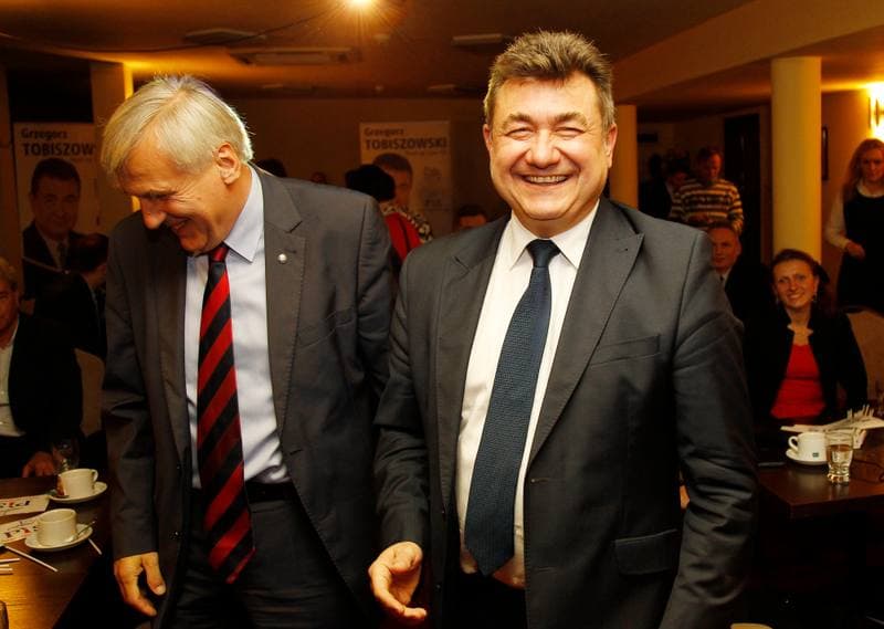 Grzegorz Tobiszowski. Law and Justice Party. Press Conference. 25.10.2015