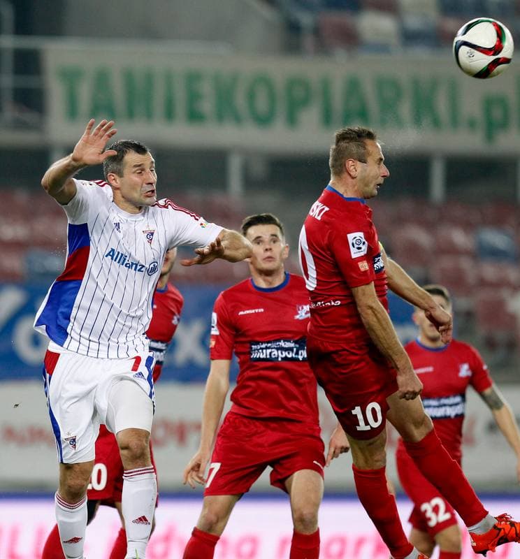 Football. PKO BP Ekstraklasa. Gornik Zabrze - Podbeskidzie Bielsko Biala. 26.10.2015